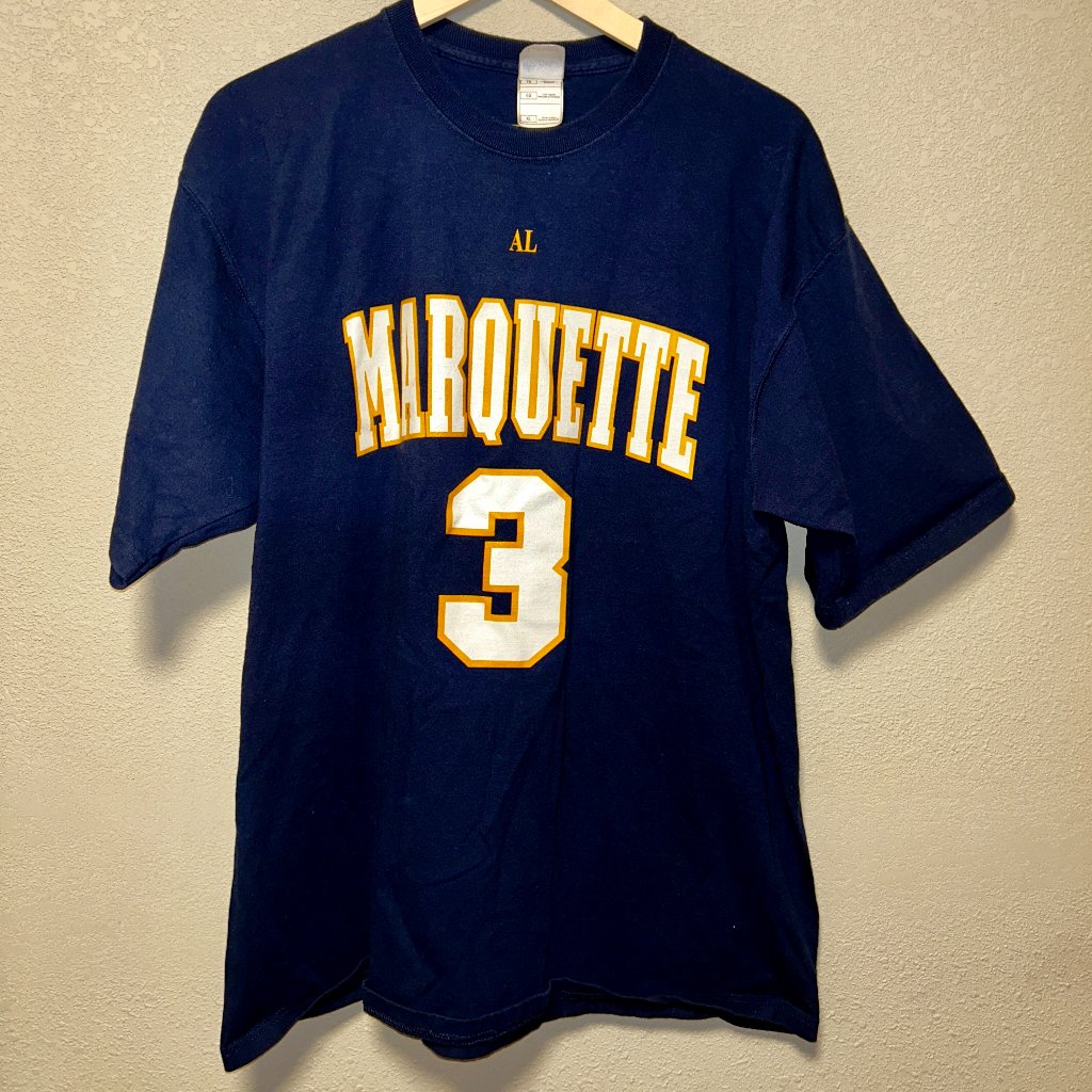 Marquette Big East Dwyane Wade TShirt Jersey